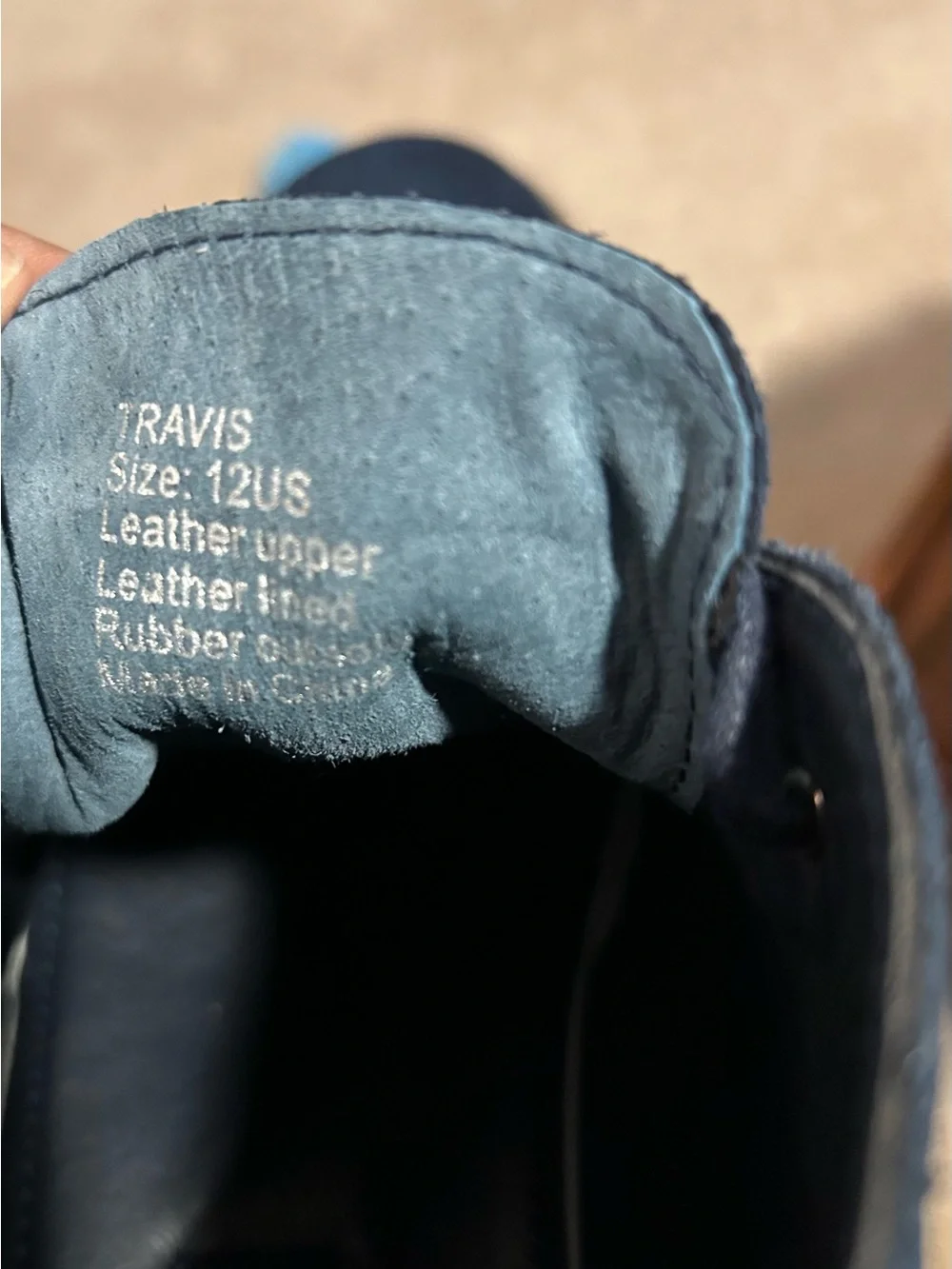 Navy Suede Chukka Boots